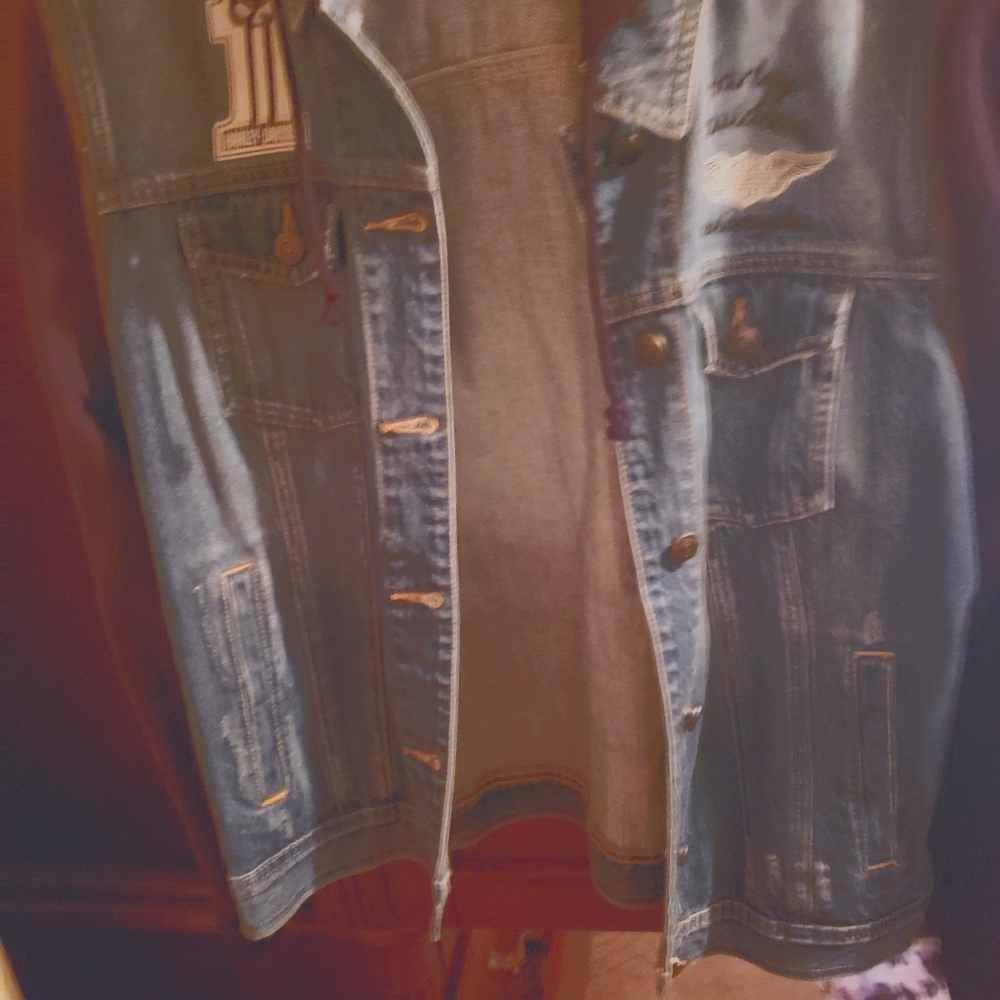 New Harley jean jacket